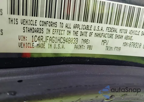 2017 Jeep Grand Cherokee Laredo 4X4 from USA, damaged, VIN 1C4RJFAG1HC948033